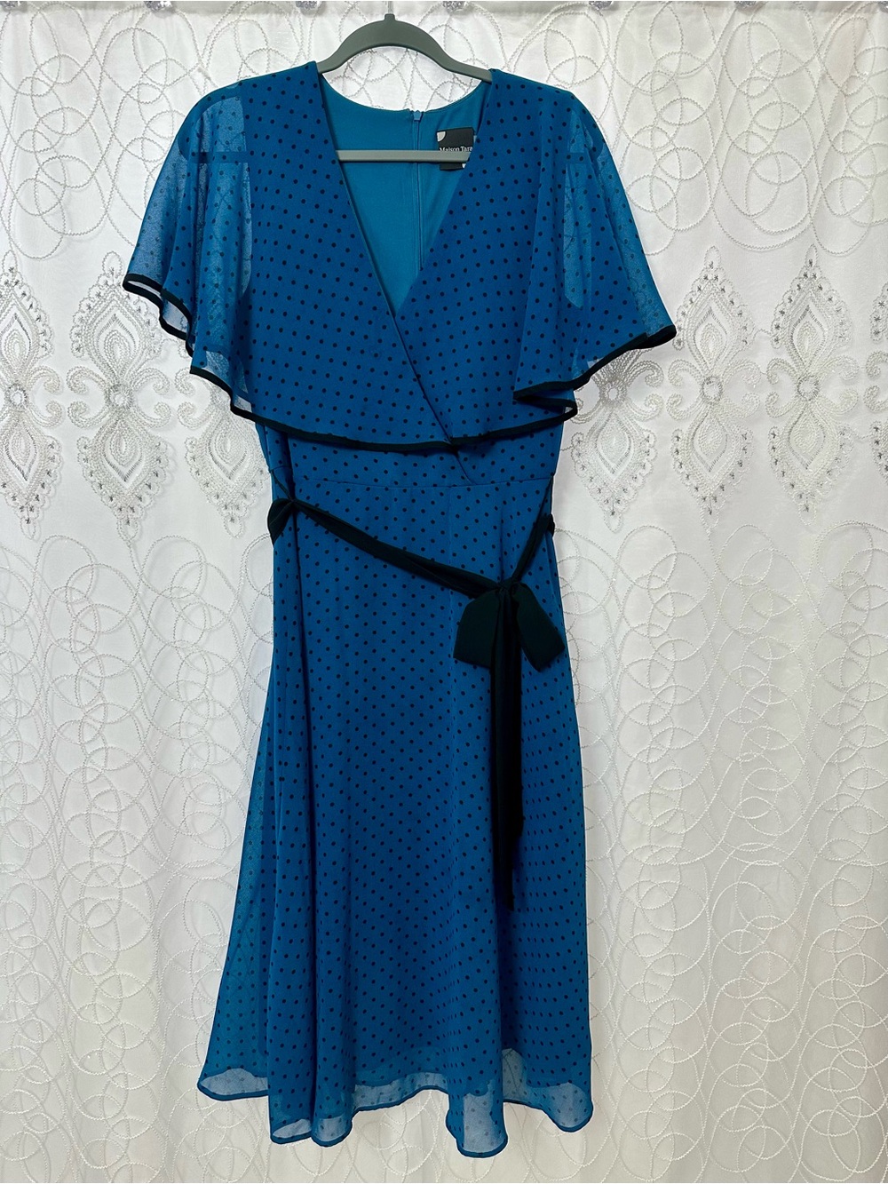 Dress with Flutter Sleeves